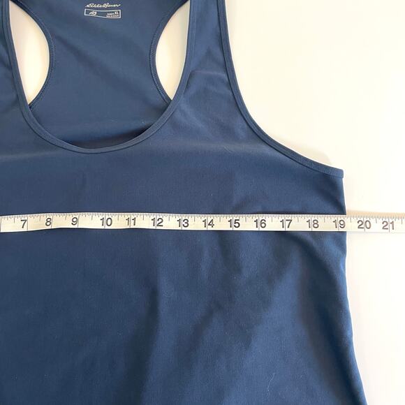Set of 2 Eddie Bauer Women's FreeDry Tank Tops Size XL Black and Blue - Picture 9 of 10